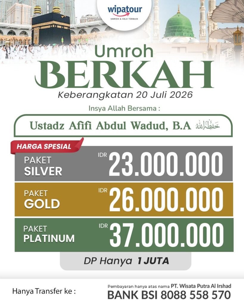 Umroh Sunnah Juli 2026 9 hari