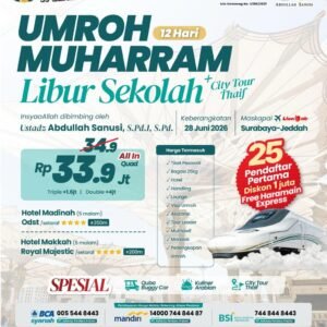 Umroh Sunnah Juni 2026 Liburan Sekolah